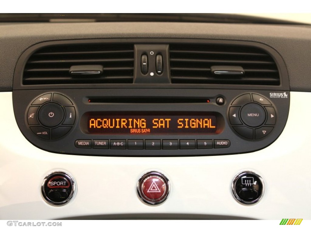 2012 Fiat 500 Sport Audio System Photo #76317308