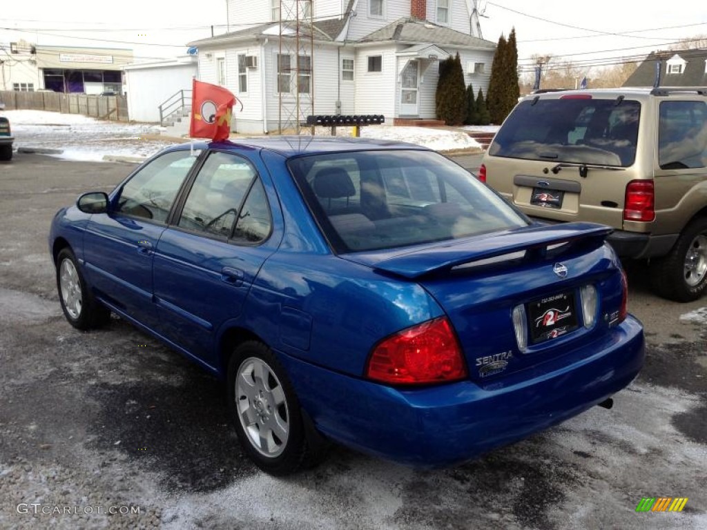 2006 Sentra 1.8 S - Sapphire Blue Metallic / Charcoal photo #4