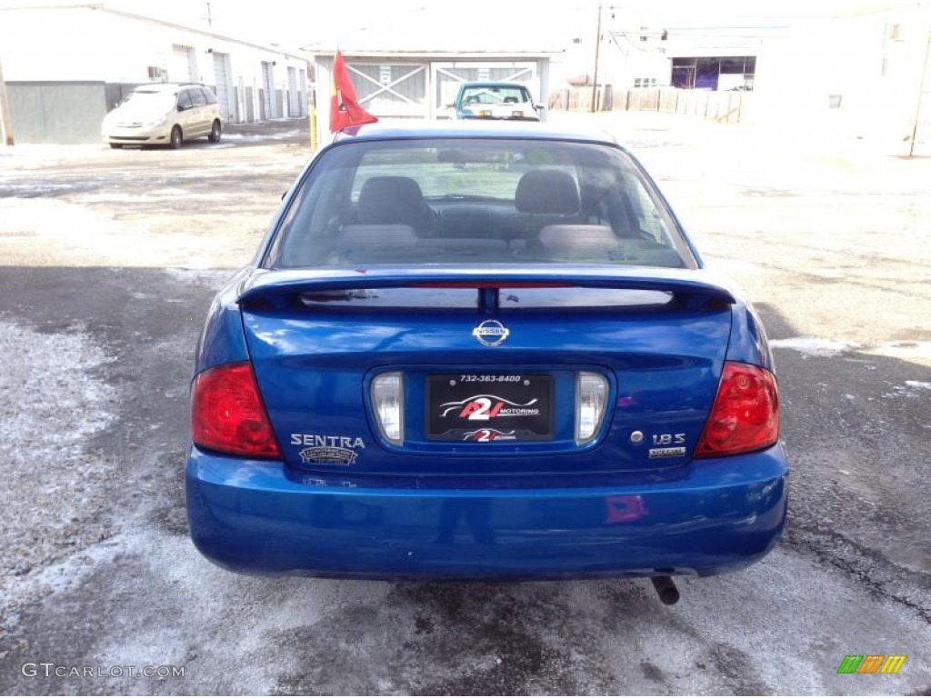 2006 Sentra 1.8 S - Sapphire Blue Metallic / Charcoal photo #5