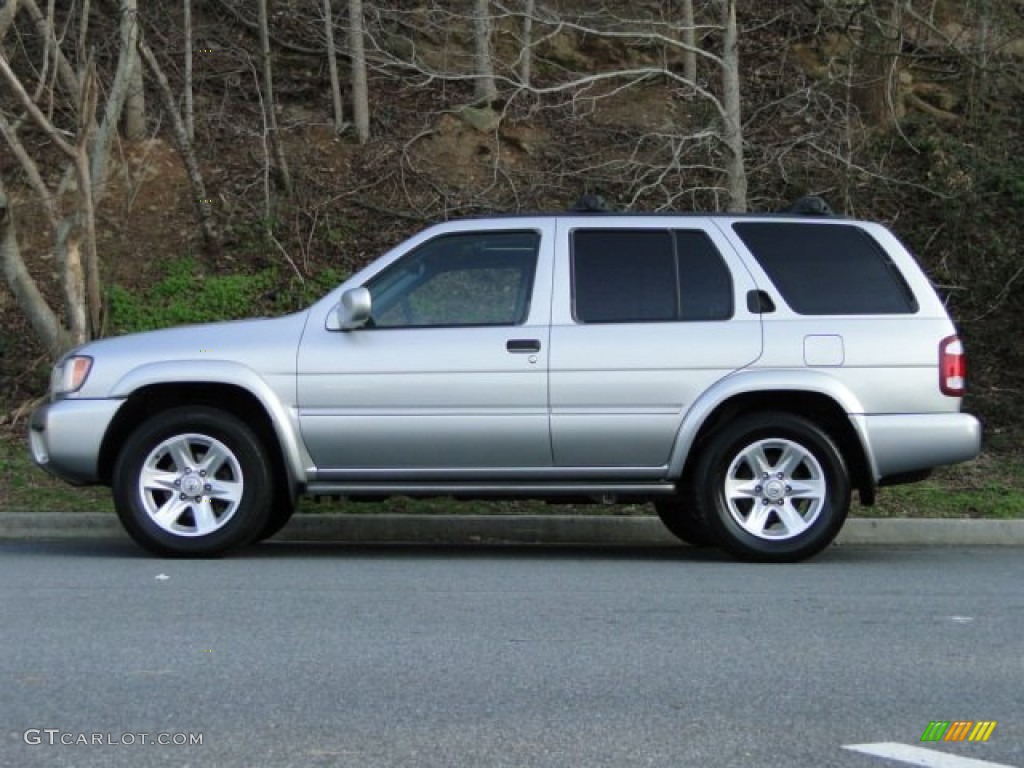 Chrome Silver Metallic 2003 Nissan Pathfinder LE 4x4 Exterior Photo #76317837