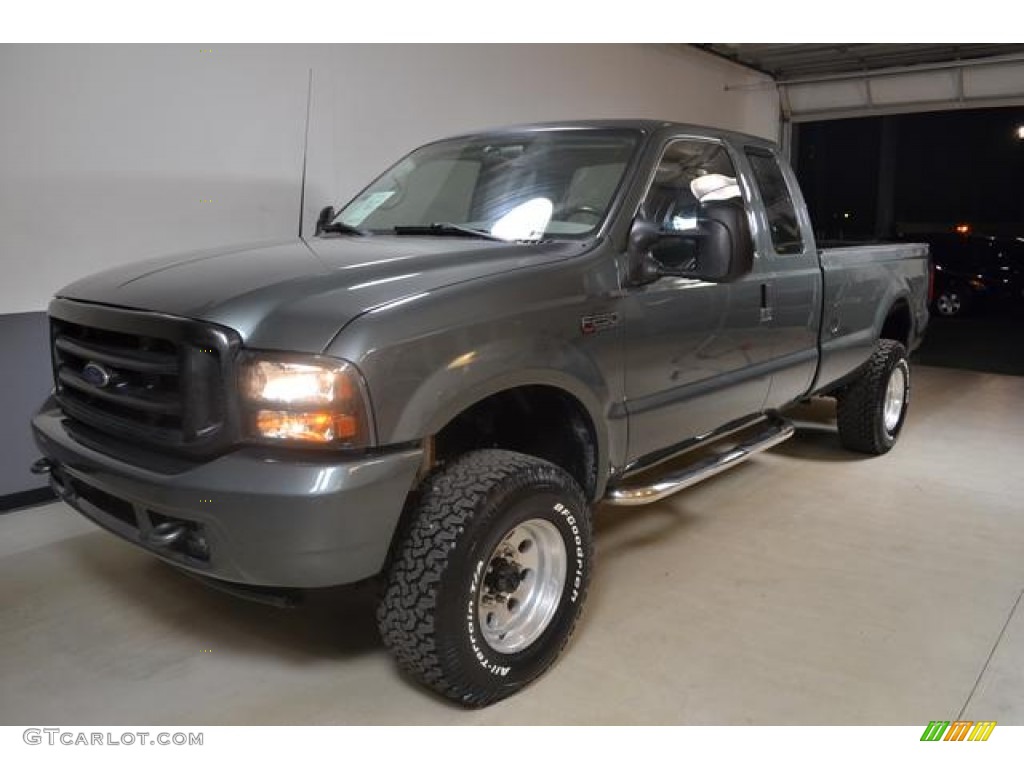 2006 F250 Super Duty XLT SuperCab 4x4 - Dark Shadow Gray Metallic / Medium Flint photo #5