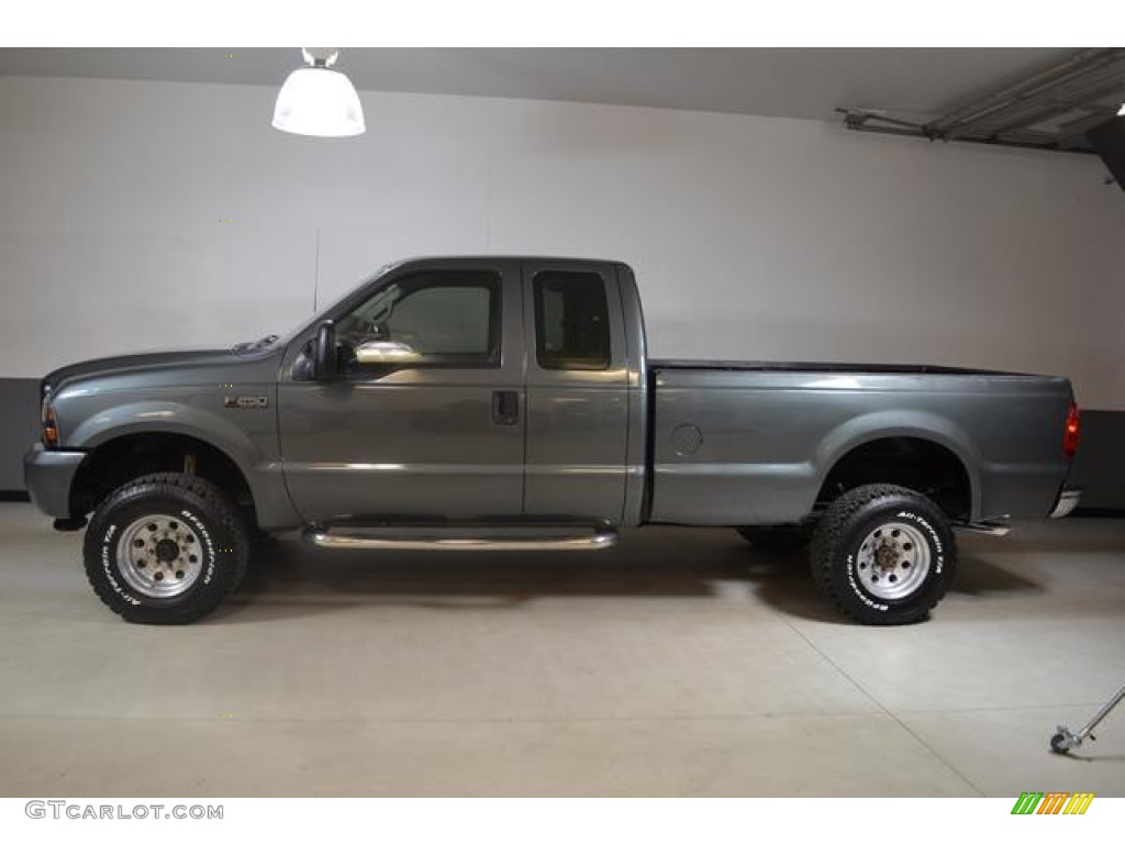 2006 F250 Super Duty XLT SuperCab 4x4 - Dark Shadow Gray Metallic / Medium Flint photo #8