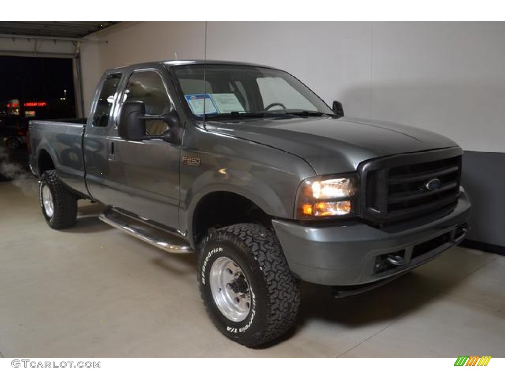 2006 F250 Super Duty XLT SuperCab 4x4 - Dark Shadow Gray Metallic / Medium Flint photo #31