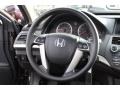 Black 2010 Honda Accord EX Sedan Steering Wheel
