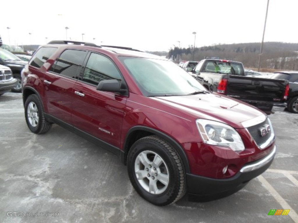 Red Jewel 2008 GMC Acadia SLE AWD Exterior Photo #76318753