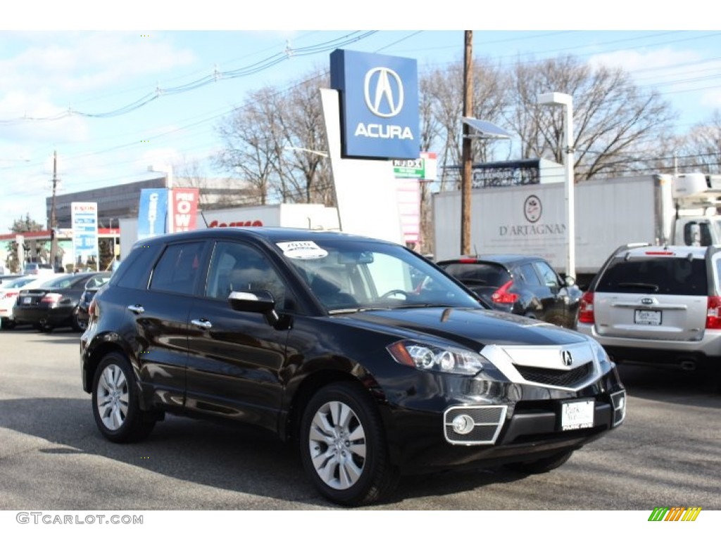 2010 RDX SH-AWD - Crystal Black Pearl / Ebony photo #1