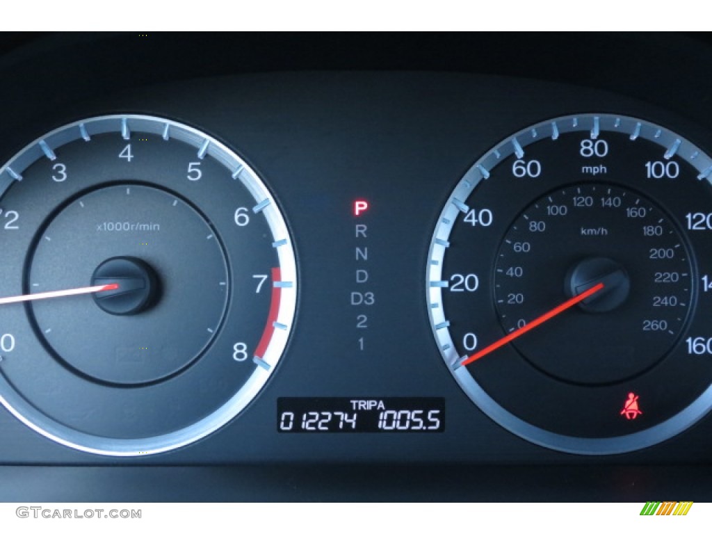 2012 Accord EX-L V6 Sedan - Polished Metal Metallic / Black photo #2