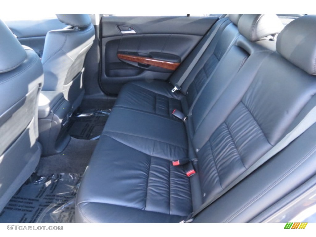 2012 Accord EX-L V6 Sedan - Polished Metal Metallic / Black photo #5