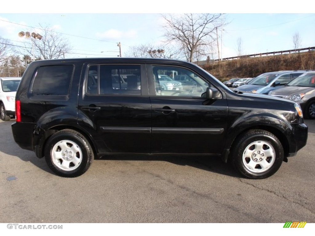 Crystal Black Pearl 2011 Honda Pilot LX 4WD Exterior Photo #76320458