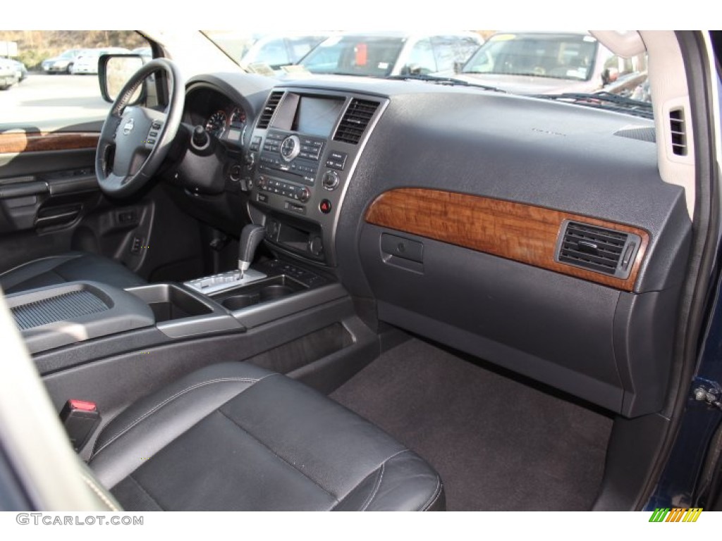 Charcoal Interior 2010 Nissan Armada Platinum 4WD Photo #76321594
