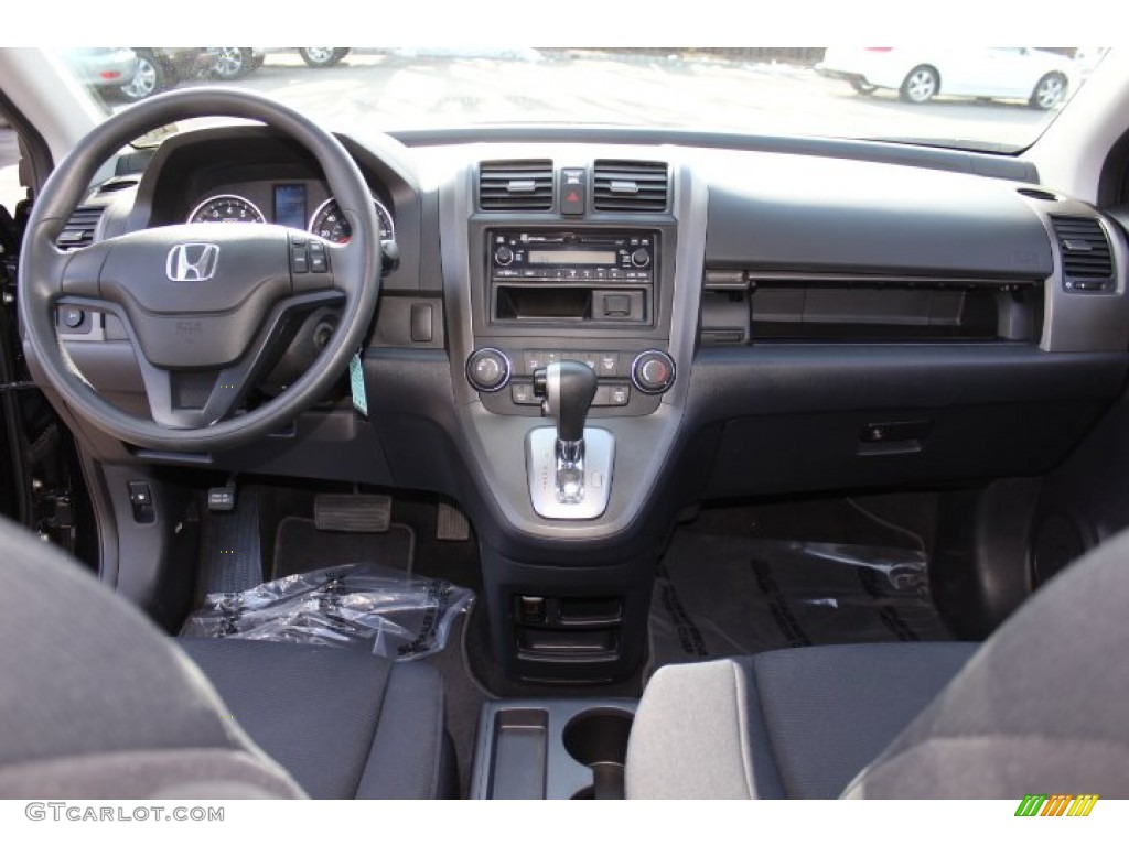 2010 Honda CR-V LX AWD Black Dashboard Photo #76321628