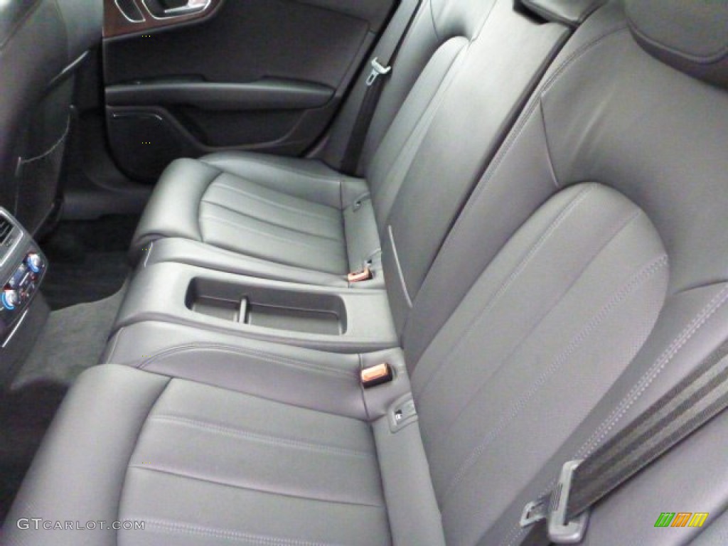 Black Interior 2012 Audi A7 3.0T quattro Premium Photo #76322922