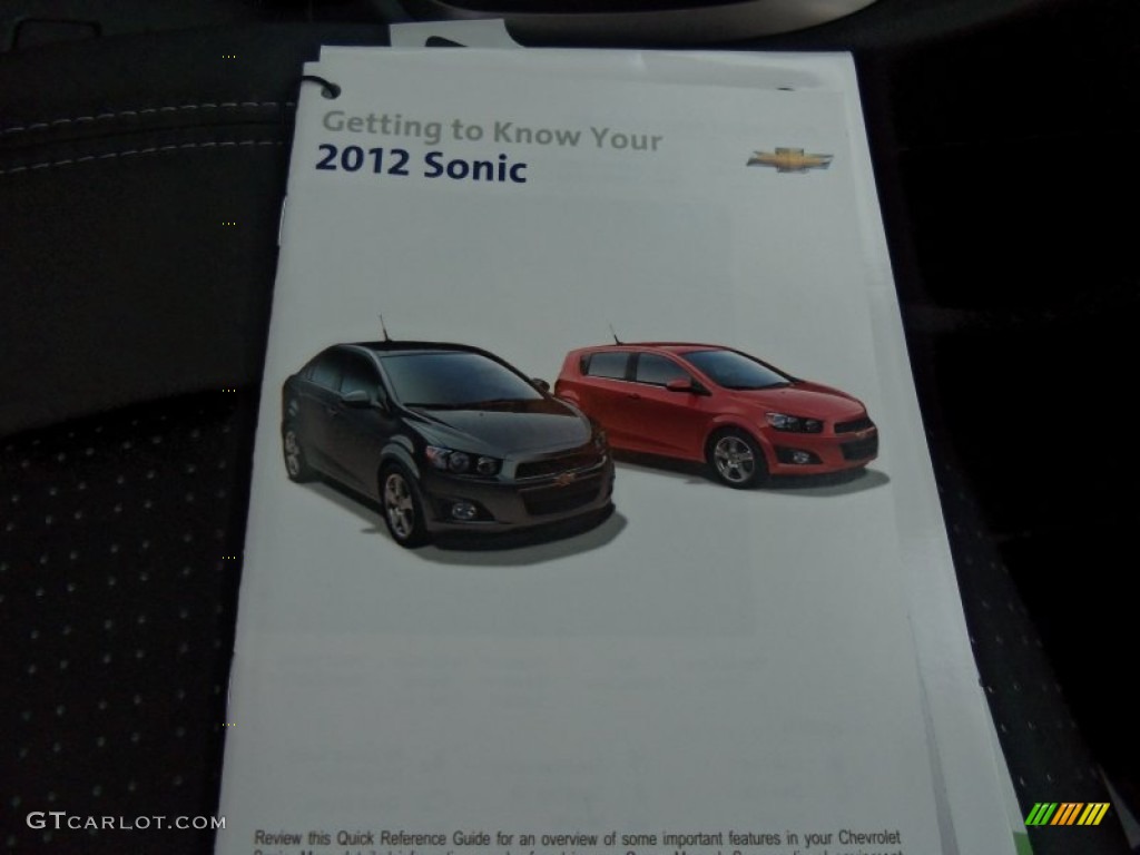 2012 Chevrolet Sonic LTZ Hatch Books/Manuals Photo #76323910