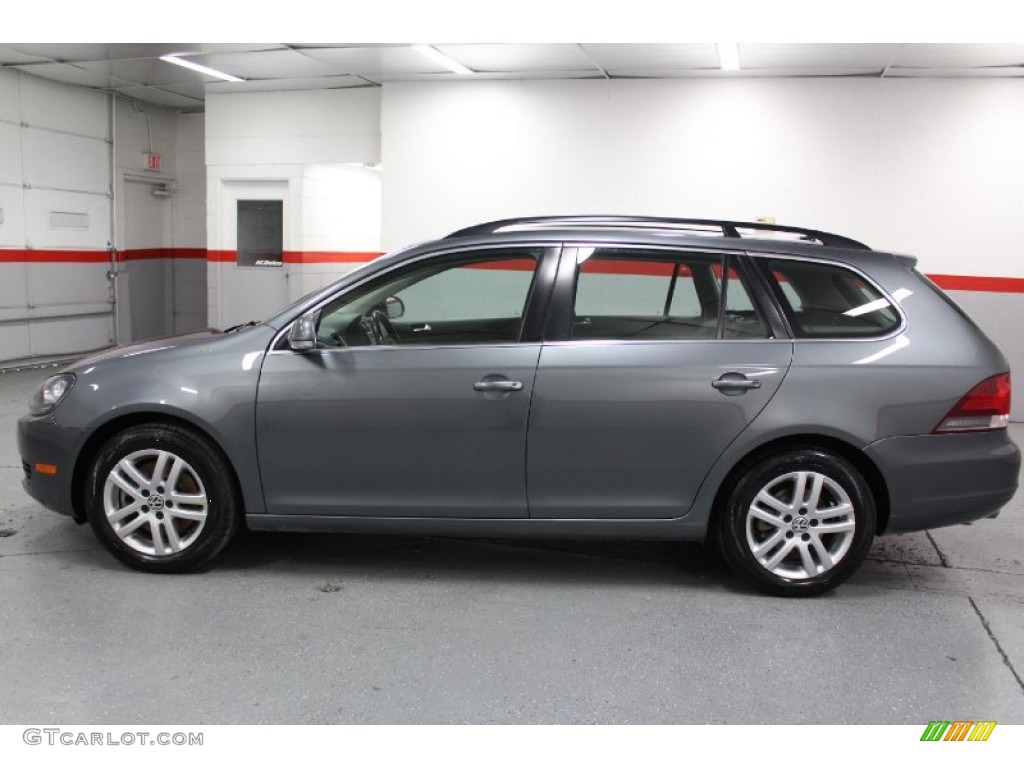 Platinum Grey Metallic 2010 Volkswagen Jetta TDI SportWagen Exterior Photo #76324040