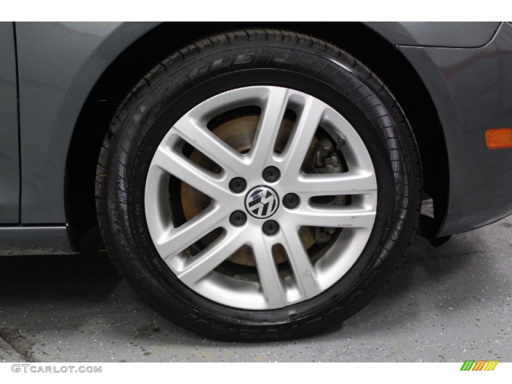 2010 Volkswagen Jetta TDI SportWagen Wheel Photo #76324208