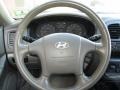 2004 Hyundai Sonata Beige Interior Steering Wheel Photo