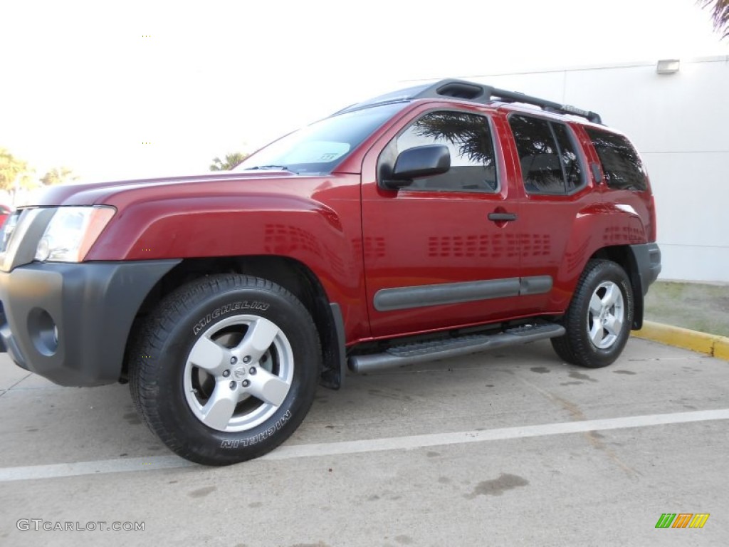 2005 Xterra SE - Red Brawn Pearl / Steel/Graphite photo #3