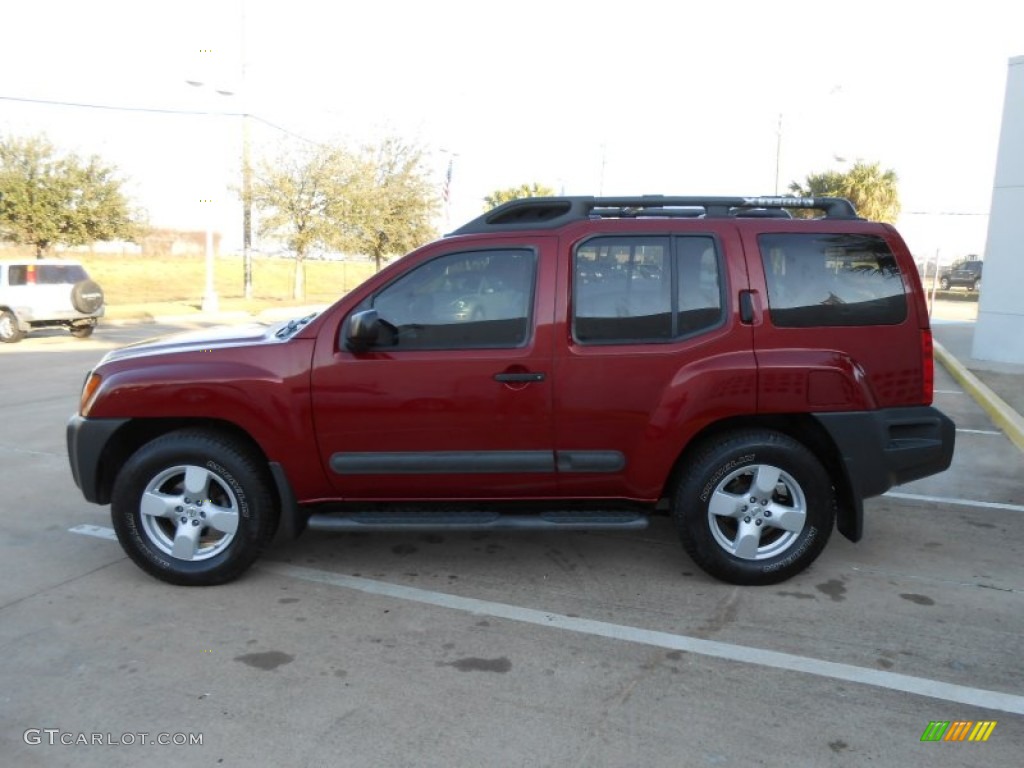 2005 Xterra SE - Red Brawn Pearl / Steel/Graphite photo #4