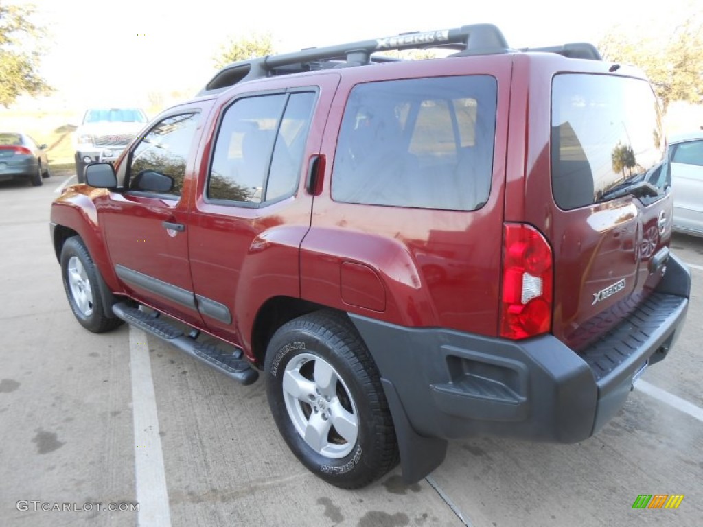 2005 Xterra SE - Red Brawn Pearl / Steel/Graphite photo #5