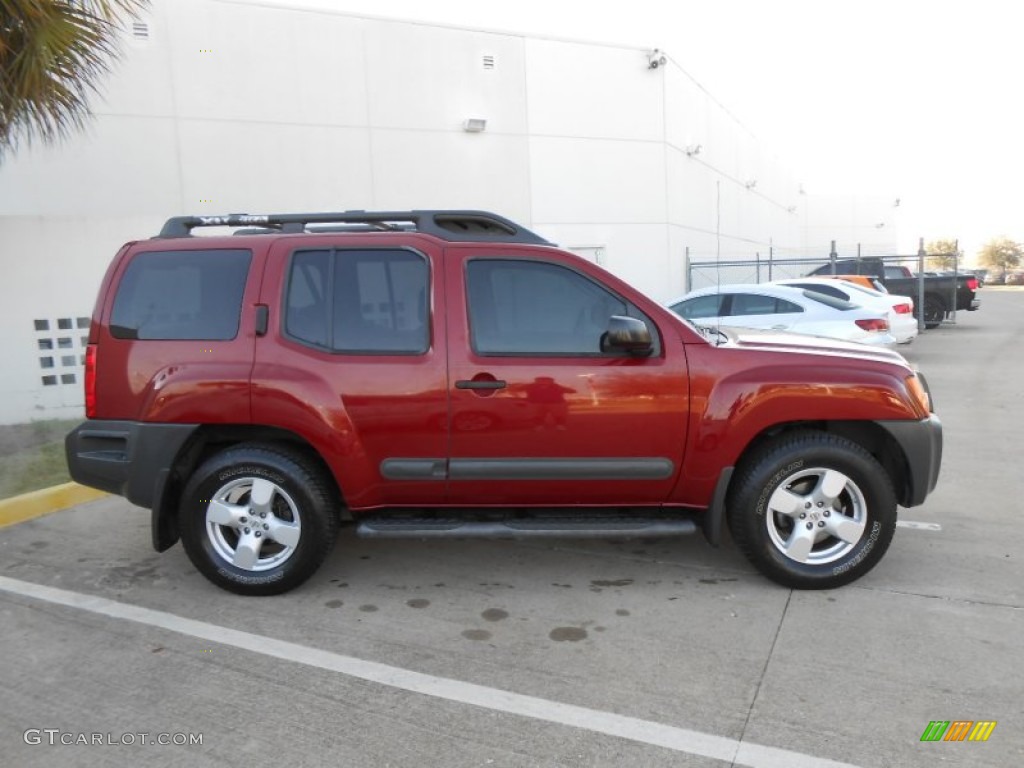 2005 Xterra SE - Red Brawn Pearl / Steel/Graphite photo #8