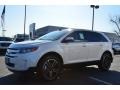 2013 White Platinum Tri-Coat Ford Edge SEL  photo #6