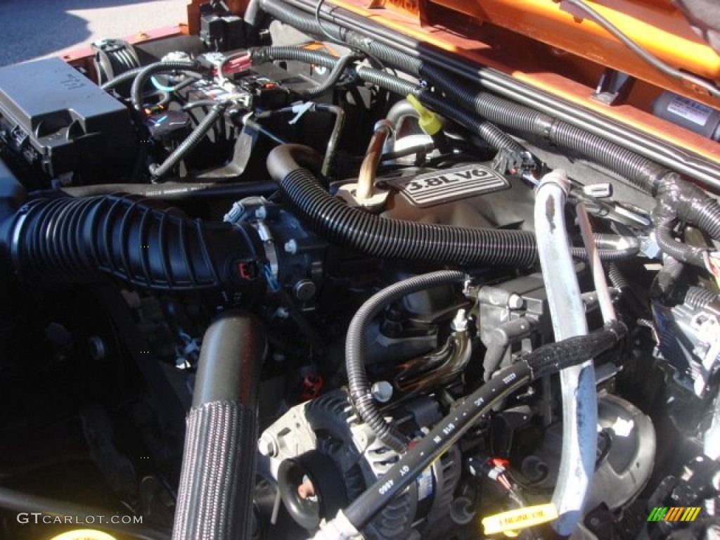 2011 Jeep Wrangler Unlimited Rubicon 4x4 3.8 Liter OHV 12-Valve V6 Engine Photo #76326995