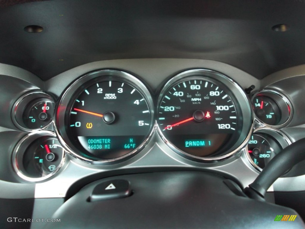 2011 Chevrolet Silverado 2500HD LT Regular Cab 4x4 Gauges Photo #76327523