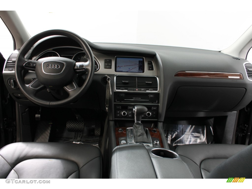 2012 Audi Q7 3.0 TFSI quattro Black Dashboard Photo #76328960