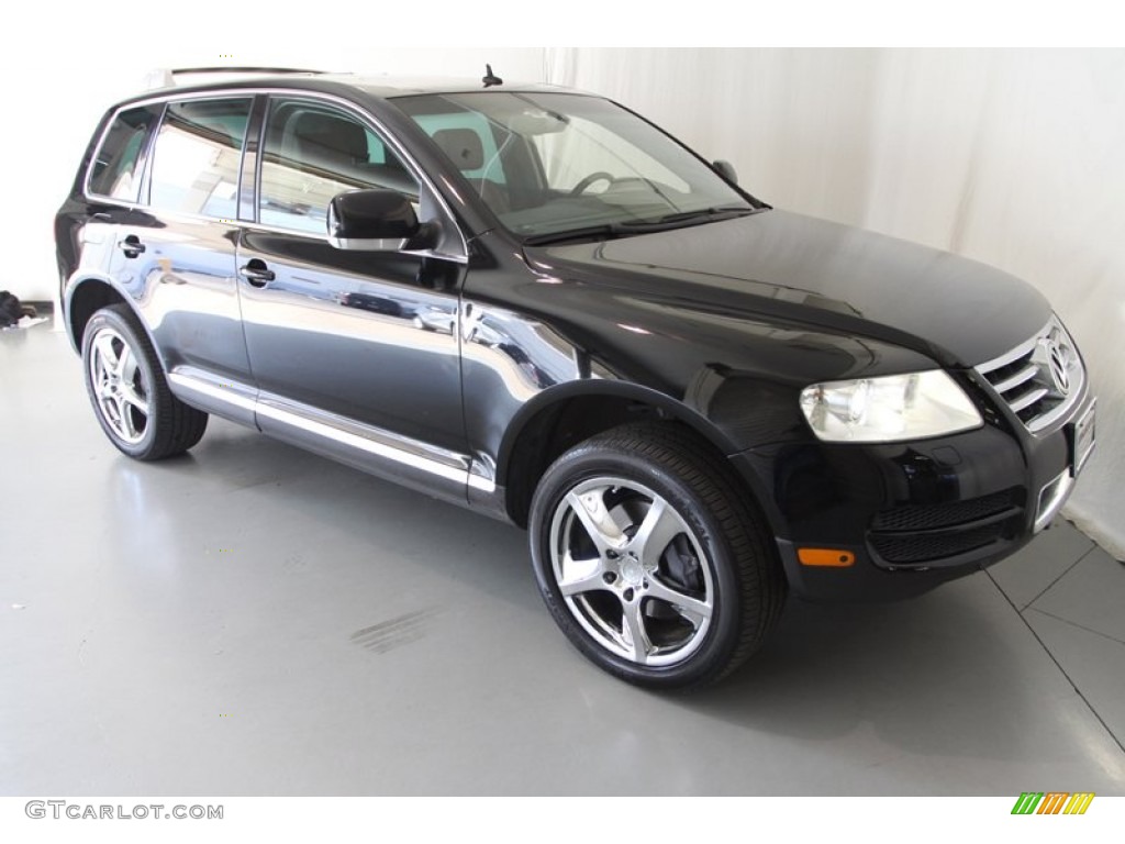 Black 2004 Volkswagen Touareg V10 TDI Exterior Photo #76329061
