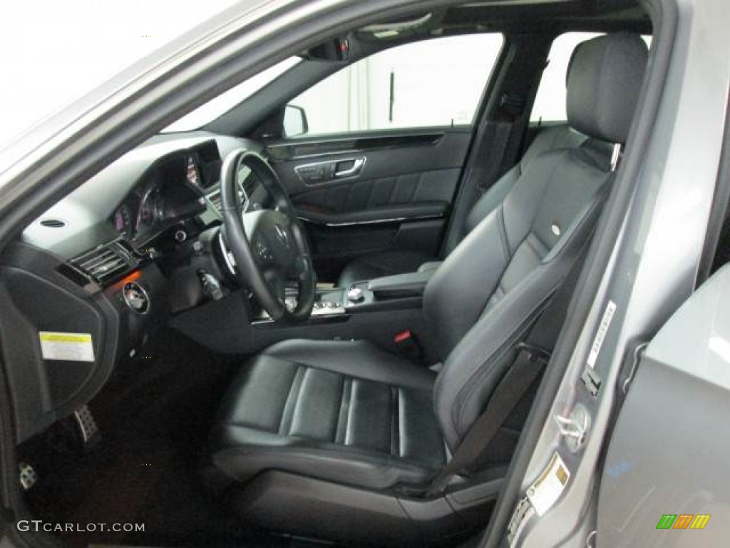 Black Interior 2010 Mercedes-Benz E 63 AMG Sedan Photo #76329821