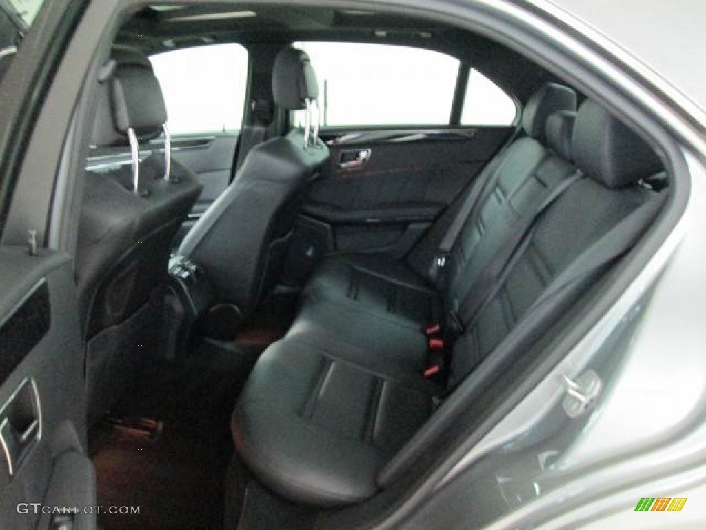 Black Interior 2010 Mercedes-Benz E 63 AMG Sedan Photo #76329824
