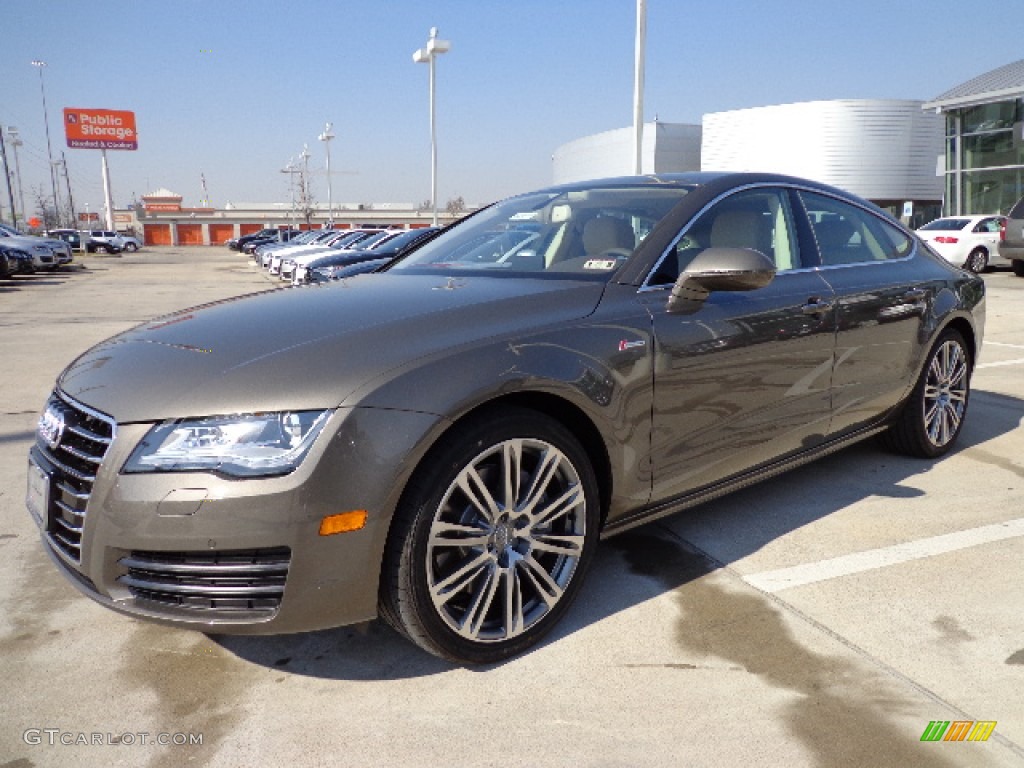 Dakota Gray Metallic 2013 Audi A7 3.0T quattro Premium Plus Exterior Photo #76329929