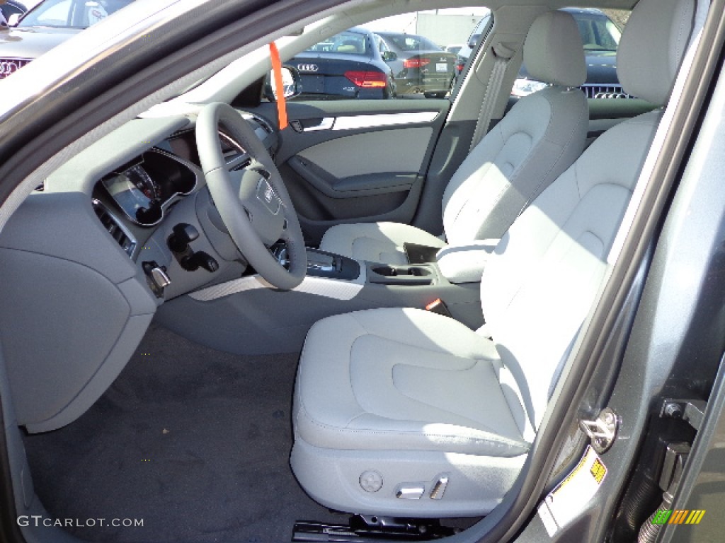 Titanium Gray Interior 2013 Audi A4 2.0T Sedan Photo #76330112