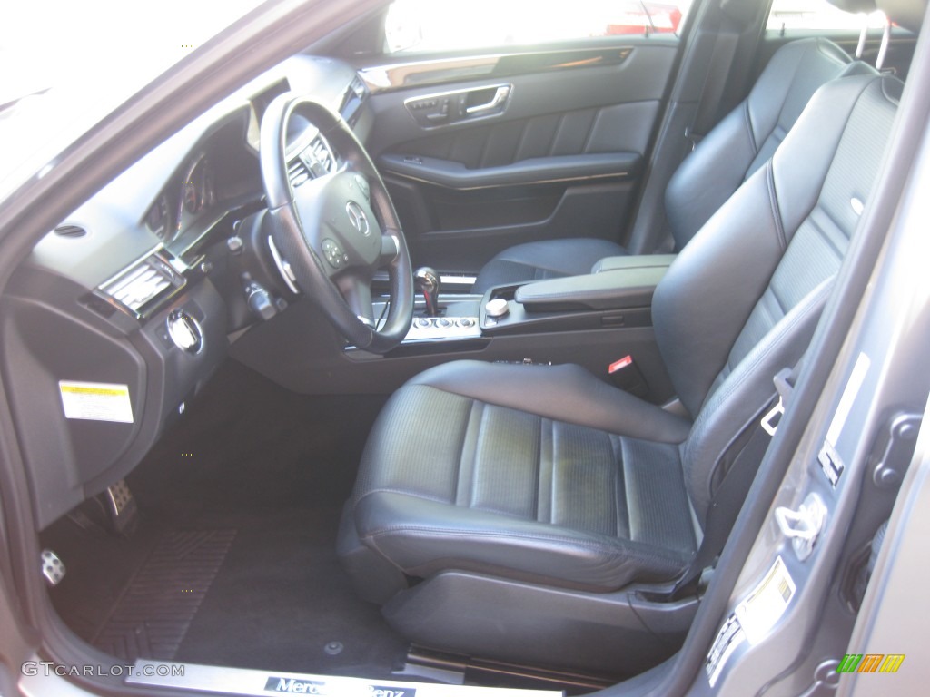 Black Interior 2010 Mercedes-Benz E 63 AMG Sedan Photo #76330544