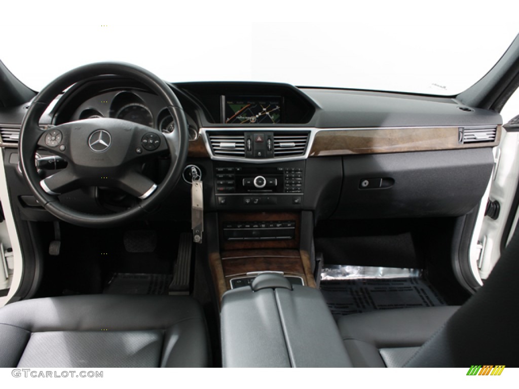 2010 Mercedes-Benz E 350 4Matic Sedan Black Dashboard Photo #76330664