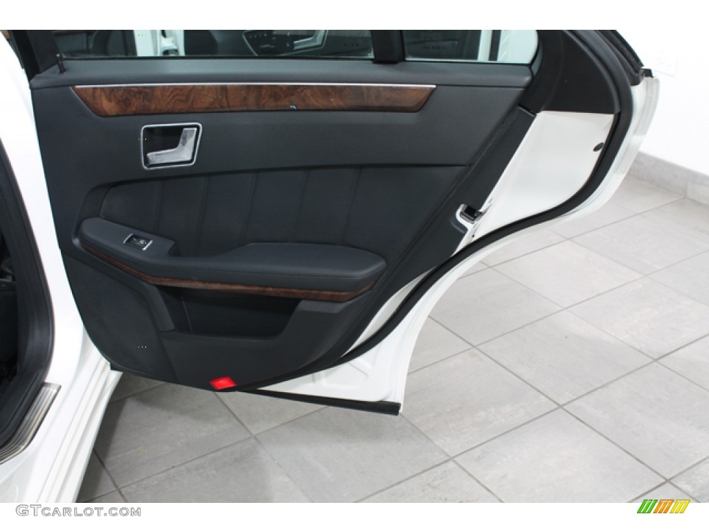 2010 Mercedes-Benz E 350 4Matic Sedan Black Door Panel Photo #76330705
