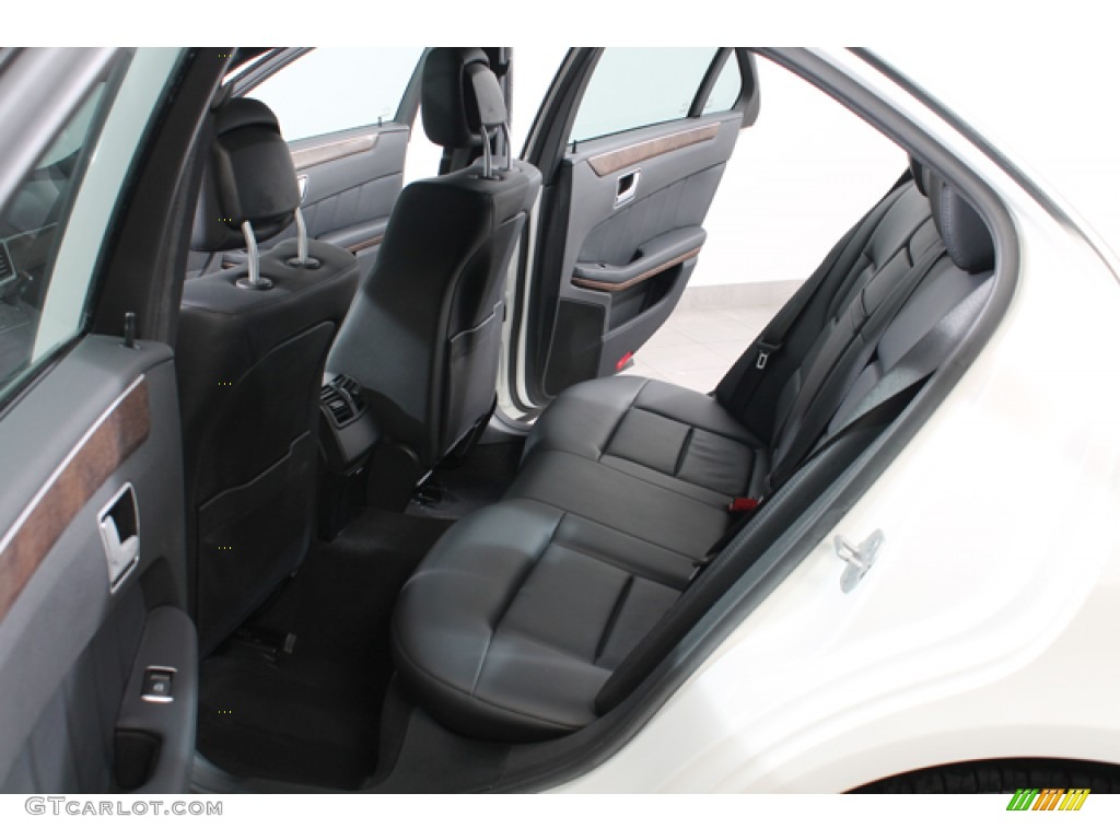 Black Interior 2010 Mercedes-Benz E 350 4Matic Sedan Photo #76330727