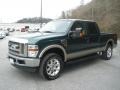 2008 Forest Green Metallic Ford F250 Super Duty Lariat Crew Cab 4x4  photo #14