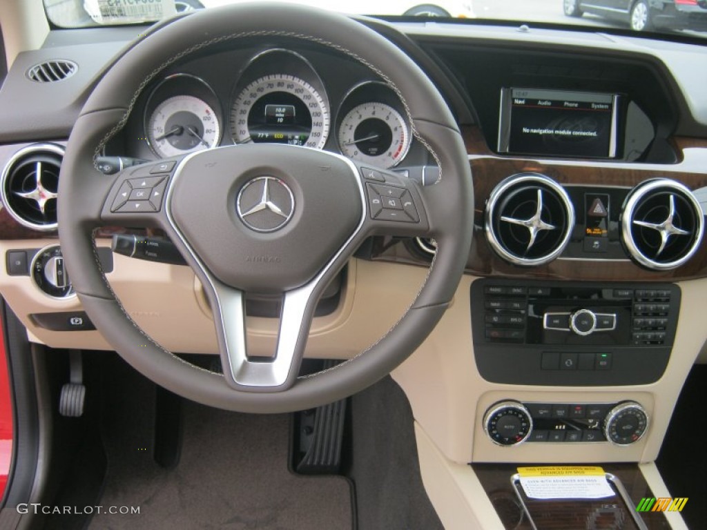 2013 Mercedes-Benz GLK 350 Almond/Mocha Dashboard Photo #76331642