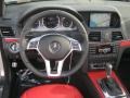 Red/Black 2013 Mercedes-Benz E 550 Cabriolet Dashboard