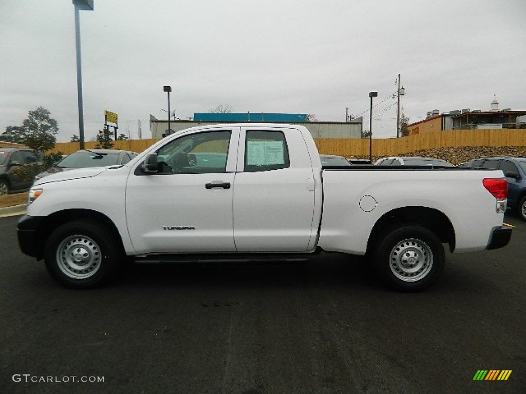 2011 Tundra Double Cab - Super White / Graphite Gray photo #6