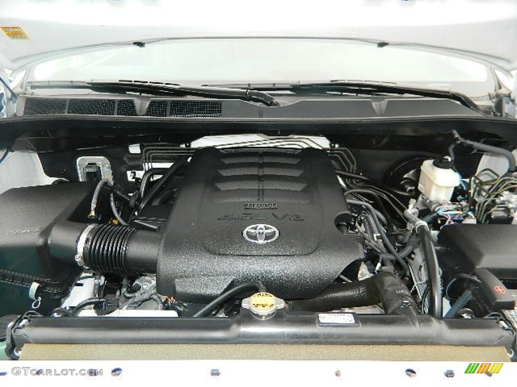 2011 Tundra Double Cab - Super White / Graphite Gray photo #12
