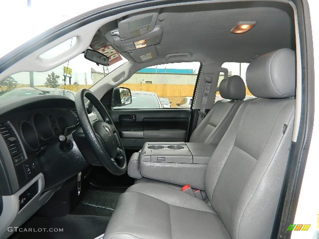 2011 Tundra Double Cab - Super White / Graphite Gray photo #13