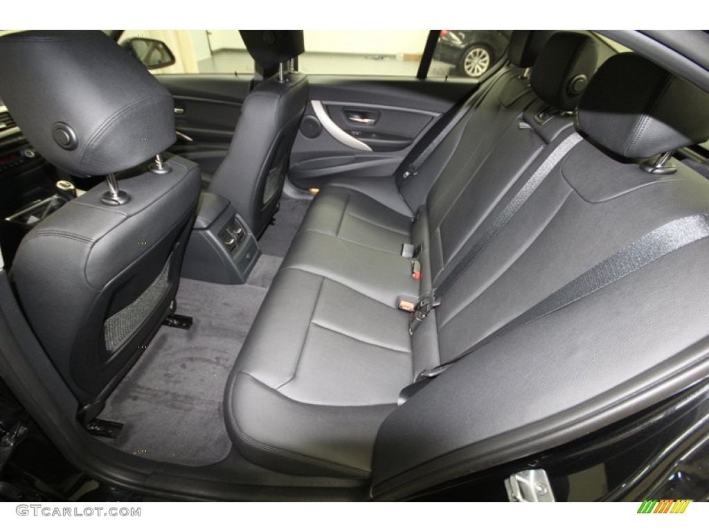 2013 BMW 3 Series 328i Sedan Rear Seat Photo #76335288
