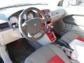 2007 Dodge Caliber Pastel Slate Gray/Red Interior Interior Photo