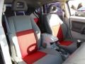 2007 Dodge Caliber Pastel Slate Gray/Red Interior Front Seat Photo