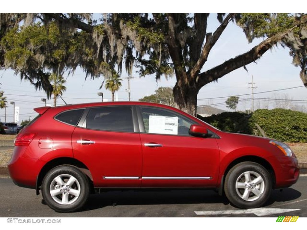 2013 Rogue S - Cayenne Red / Black photo #3