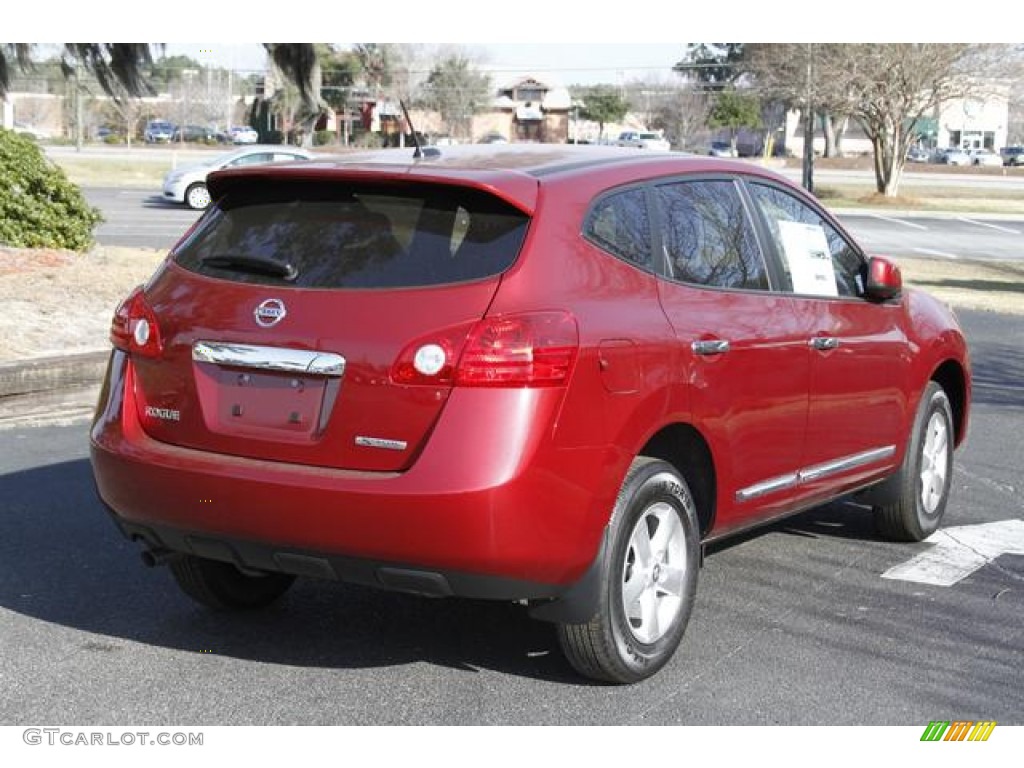 2013 Rogue S - Cayenne Red / Black photo #4