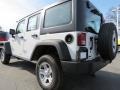 2013 Bright White Jeep Wrangler Unlimited Sport 4x4  photo #2