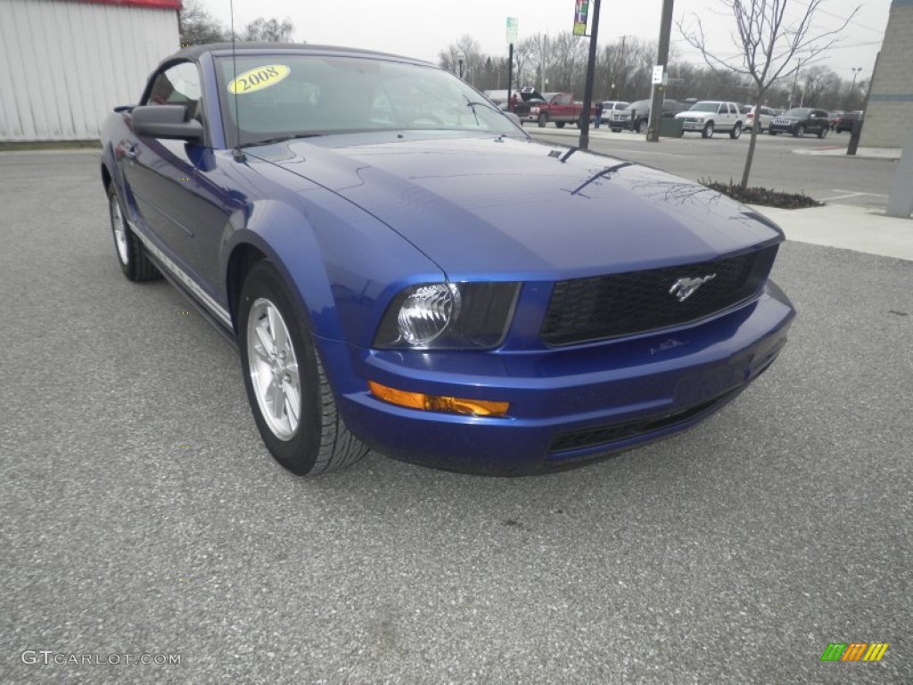 2008 Vista Blue Metallic Ford Mustang V6 Deluxe Convertible 76333198 Gtcarlot Com Car Color Galleries